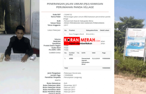 proyek penerangan jalan penginapan