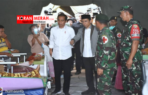 relawan jokowi bantu korban gempa